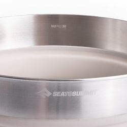 SEA TO SUMMIT Detour Stainless Steel Collapsible Pot - 5L Grey