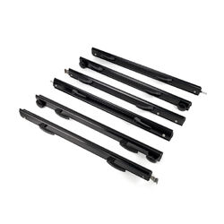 Aussie Traveller Anti-Flap Kit Pro Black w/Curved Rafter x 2