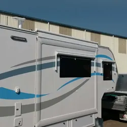 Aussie Traveller Awning Slideout 4.625 x 0.7m Wall Mount Black