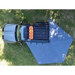 Campboss Boss Shadow 270 Standard Freestanding Awning With Zip Rooftop Tent Entry