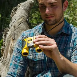 BARSKA 10x25mm Colorado Yellow Waterproof Compact Binoculars