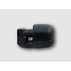 Clearview Towing Mirrors [Compact, Manual, Black] for Nissan Navara D40/550 2005 - 2014