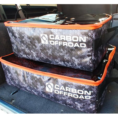 2 X Carbon Gear Cube Storage And Recovery Bag Combo - Compact Size