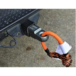 Megapro 5000Kg 50mm Tow Bar Mounted Soft Shackle Compatible Recovery Hitch