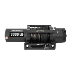 Carbon Offroad Tank 6000lb ATV UTV Small 4x4 Winch Kit IP66 12V