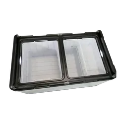 Evakool Down Under II 95L Dual Zone Fridge Freezer - Midnight Black