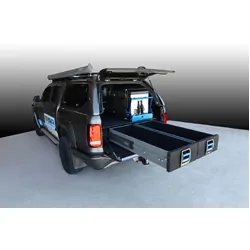 Msa Double Drawer System To Suit Volkswagen Amarok V6 With Adblue