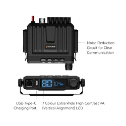 EXG1000-VPK 5-Watt Compact Fixed Mount UHF Radio with USB-C Port - VALUE PACK