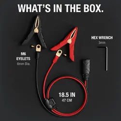 Noco GC001 X-Connect Micro Battery Clamps w/ M6 Eyelets