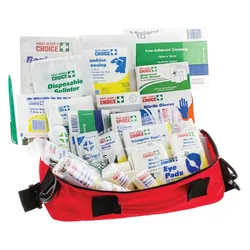 Hulk 4x4 Workplace First Aid Kit Wp1 Soft Red Durable Case