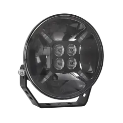 Hulk 4x4 9" Rnd Led Driving Lamp Drivng Beam 9-36V 120W Blk 12,000Lms
