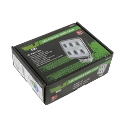 Hulk 4x4 Led Square Worklamp Flood Beam 60 Deg 9-36V 35W 24 Leds Black