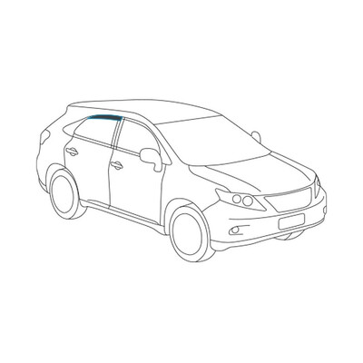 Sunland-Protection Slimline Weathershield To Suit Isuzu D Max Rg D/Tint Rear Driv