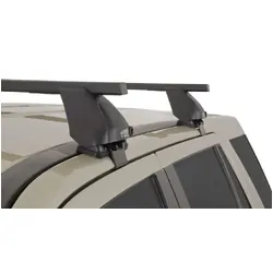 Rhino Rack Euro 2500 Black 2 Bar Roof Rack For Land Rover Freelander 2 5Dr 4Wd 06/07 On