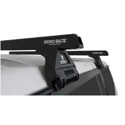 Rhino Rack Heavy Duty Rl110 Black 2 Bar Roof Rack For Mazda B Series Bravo 4Dr Ute 01/92 To 02/99
