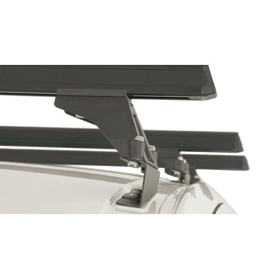 Rhino Rack Heavy Duty Rltf Black 3 Bar Roof Rack For Peugeot Partner Gen2 2Dr Van 08 To 18