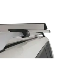 Rhino Rack Heavy Duty Cxb Silver 2 Bar Roof Rack For Nissan Pathfinder R52 4Dr 4Wd With Roof Rails - High 10/13 On