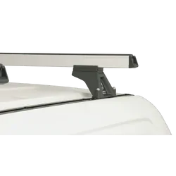 Rhino Rack Heavy Duty Rltf Trackmount Silver 3 Bar Roof Rack For Hyundai Imax 5Dr Van 08 To 21