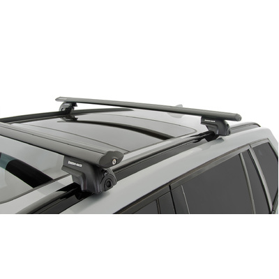 Rhino Rack Vortex Sx Black 2 Bar Roof Rack For BMW X1 4Dr Suv With Flush Rails 10/15 On