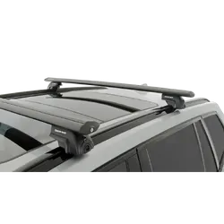 Rhino Rack Vortex Sx Black 2 Bar Roof Rack For BMW X3 F25 4Dr Suv With Roof Rails 03/11 To 10/17