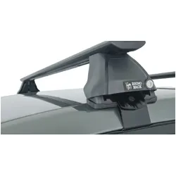 Rhino Rack Vortex 2500 Black 2 Bar Roof Rack For Nissan Tiida 5Dr Hatch 02/06 On