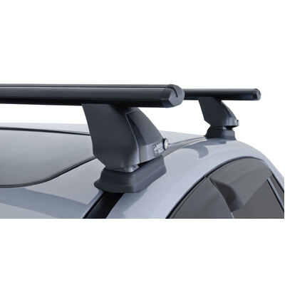 Rhino Rack Vortex 2500 Black 2 Bar Fmp Roof Rack For Subaru Wrx (Incl. Sti) 4Dr Sedan 09/07 To 02/14