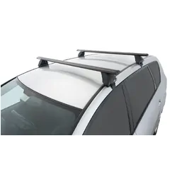 Rhino Rack Vortex 2500 Black 2 Bar Roof Rack For Toyota Avensis 5Dr Wagon 12/01 To 11/10