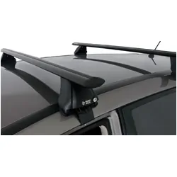 Rhino Rack Vortex 2500 Black 2 Bar Roof Rack For Nissan Murano 2Nd Gen Z51 5Dr Suv 01/09 To 06/15