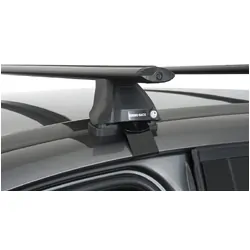 Rhino Rack Vortex 2500 Black 2 Bar Roof Rack For Ford Kuga Tf 4Dr Suv 05/13 To 12/16
