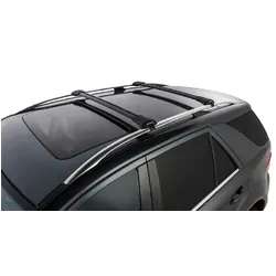 Rhino Rack Vortex Stealthbar Black 2 Bar Roof Rack For Mercedes Benz M Class W164 4Dr Suv With Roof Rails 09/05 To 03/12