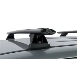 Rhino Rack Vortex Rch Black 2 Bar Roof Rack For Volkswagen Amarok 2H 4Dr Ute Dual Cab 02/11 On