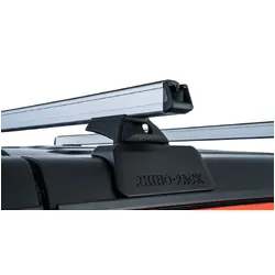 Rhino Rack Heavy Duty Silver 2 Bar Rhino-Rack Backbone Roof Rack With Rcl Legs For Jeep Gladiator Jt 4Dr Ute 06/20 On