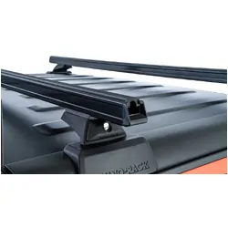 Rhino Rack Heavy Duty Black 2 Bar Rhino-Rack Backbone Roof Rack With Rcl Legs For Jeep Gladiator Jt 4Dr Ute 06/20 On