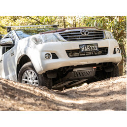 Front, Sump and Transmission Underbody Guards to suit Toyota HiLux N70 [Arm-Style Diff Drop]
