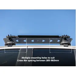 Folding Maxtrax & TRED Mounting Board to suit Cross Bars