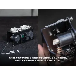 12V Electrical Panel to suit KAON Molle Mesh [Panel Only]