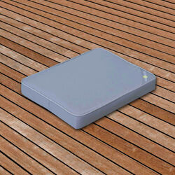Oceansouth Boat Bench Cushions 420mm x 450mm Polyester Fabric - Grey