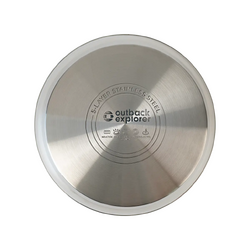 Outback Explorer Smart Storage Stainless Steel Fry Pan 24cm