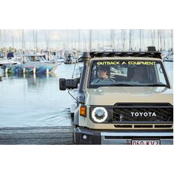 Outback Equipment Stickers - Window Banner - 110cm x 10cm