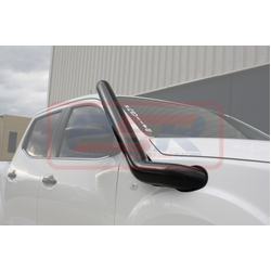 Performance Suspension Racing Nissan Navara NP300 4" Stainless Snorkel and Airbox (Powdercoated Finish) with Black Cap