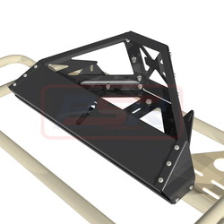Performance Suspension Racing Baja Rack Spare Wheel Bolt On Mount (Suit 32,33,35,37" Tyre) and Threaded Universal Wheel Fastener