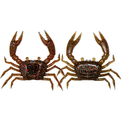 Rapala Crush City Trickster 1.5" Soft Plastic Black Nightmare