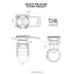 Quad Lock Quick Release Strap Mount