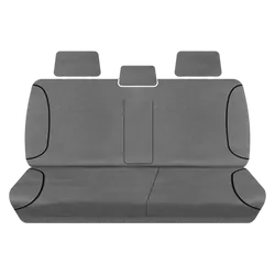 Tuff Terrain Canvas Grey Seat Covers to Suit Holden Colorado RG Dual Cab All Badges 09/14-On FRONT/REAR