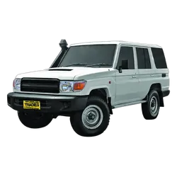 Tuff Terrain Canvas Grey Seat Covers to Suit Toyota Landcruiser Ute (VDJ79R) 76 / 79 Series Double Cab 12-08/16 REAR