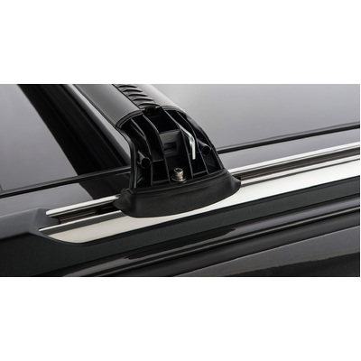 Rhino Rack Vortex Rvp Black 2 Bar Roof Rack For Jeep Grand Cherokee Wk2 4Dr 4Wd With Metal Roof Rails 02/11 On