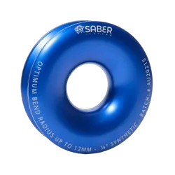 Saber Offroad Ezy-Glide 12,500 WLL Recovery Ring & Bag - PINK