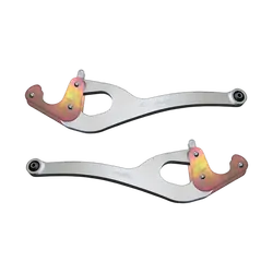 Superior Hyperflex Radius Arms Suitable For Toyota LandCruiser 76/78/79 Series 8/2016 on 4 Inch (100mm) Castor Correction (Curved Style Arms) (Pair) -