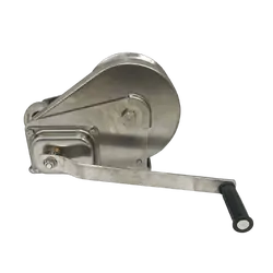 Sherpa Stainless steel hand winch 545kg/5m cable