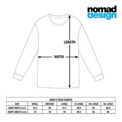 Nomad Design Tech Fishing Shirt Squidtrex Domination - Steel - M